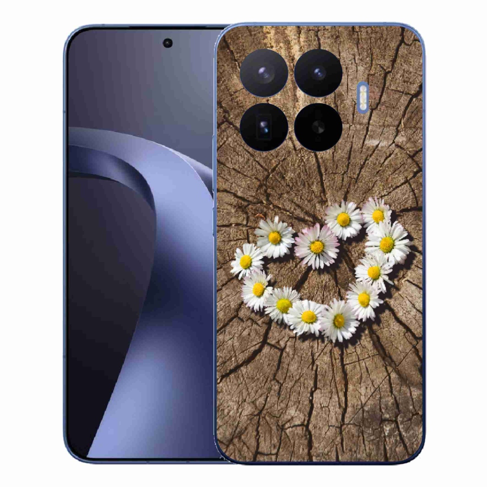 Gélový kryt mmCase na Xiaomi 17T Pro - srdce z margaréty