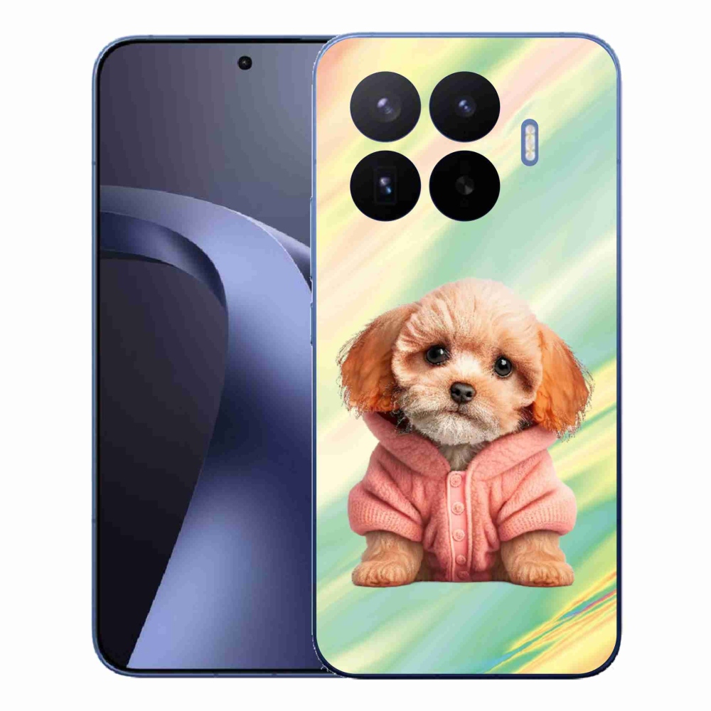 Gélový kryt mmCase na Xiaomi 17T Pro - šteňa vo svetri