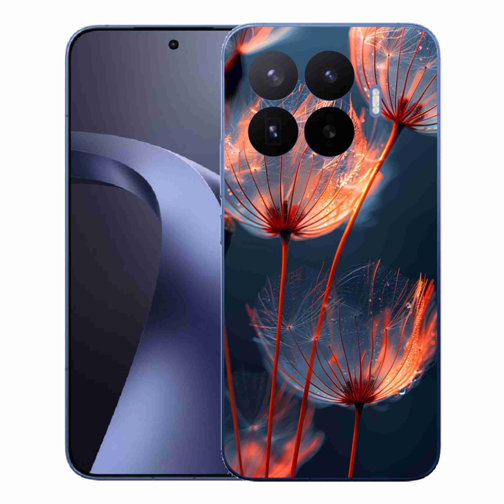Gélový kryt mmCase na Xiaomi 17T Pro - svetielkujúce páperie