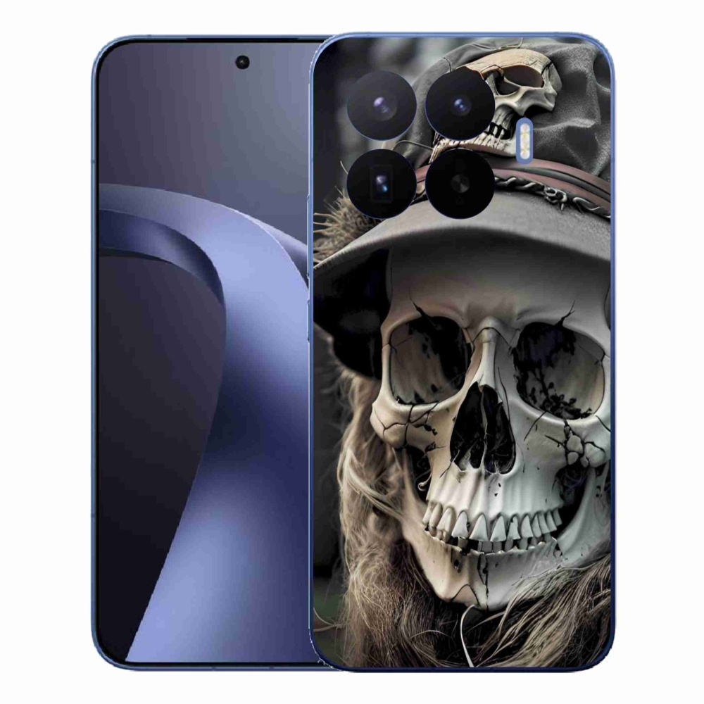 Gélový kryt mmCase na Xiaomi 17T Pro - temná lebka