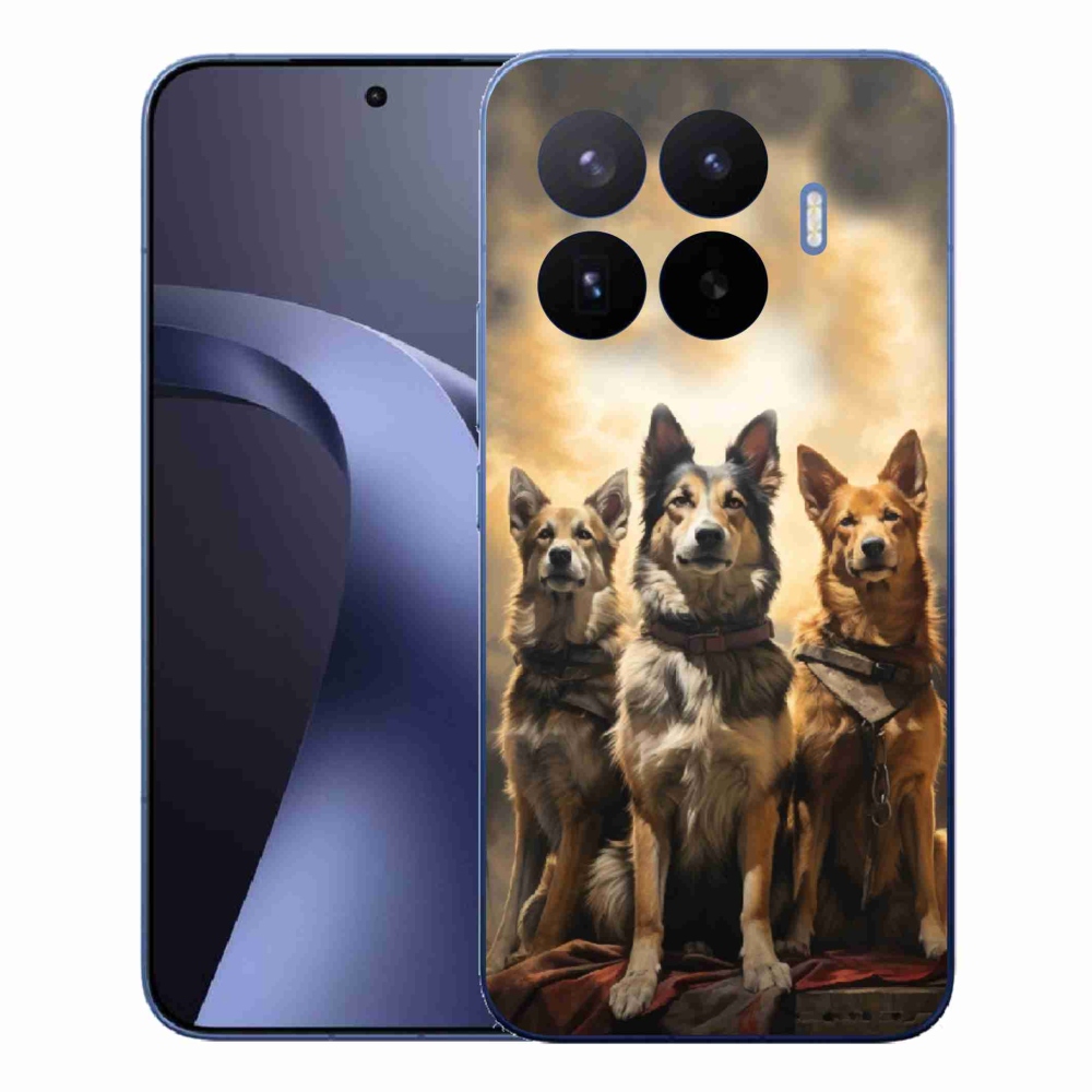 Gélový kryt mmCase na Xiaomi 17T Pro - tri psy