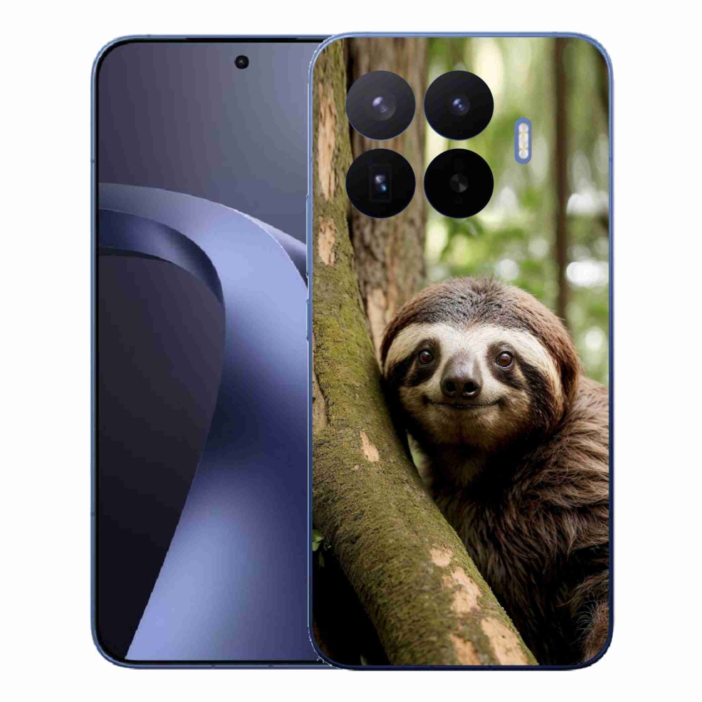 Gélový kryt mmCase na Xiaomi 17T Pro - usmievavý leňochod