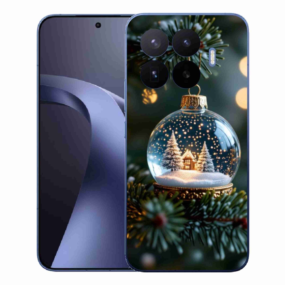 Gélový kryt mmCase na Xiaomi 17T Pro - vianočné gule 2
