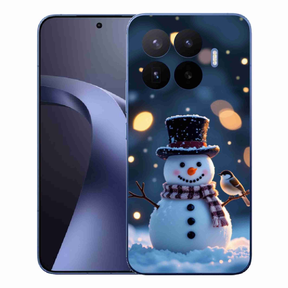 Gélový kryt mmCase na Xiaomi 17T Pro - vianočný snehuliak