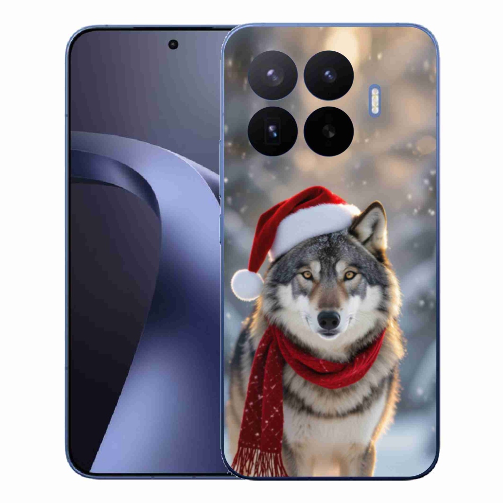 Gélový kryt mmCase na Xiaomi 17T Pro - vianočný vlk