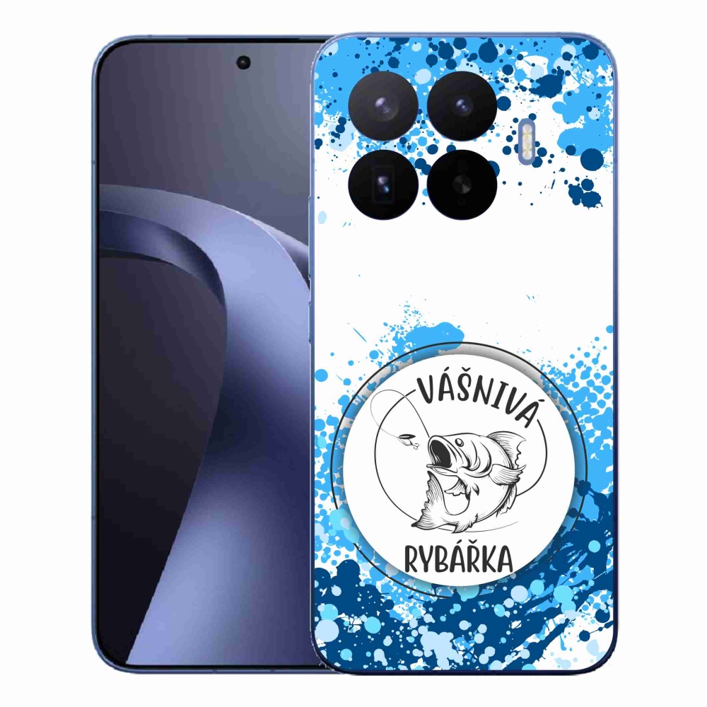 Gélový kryt mmCase na Xiaomi 17T Pro - vášnivá rybárka biele pozadie
