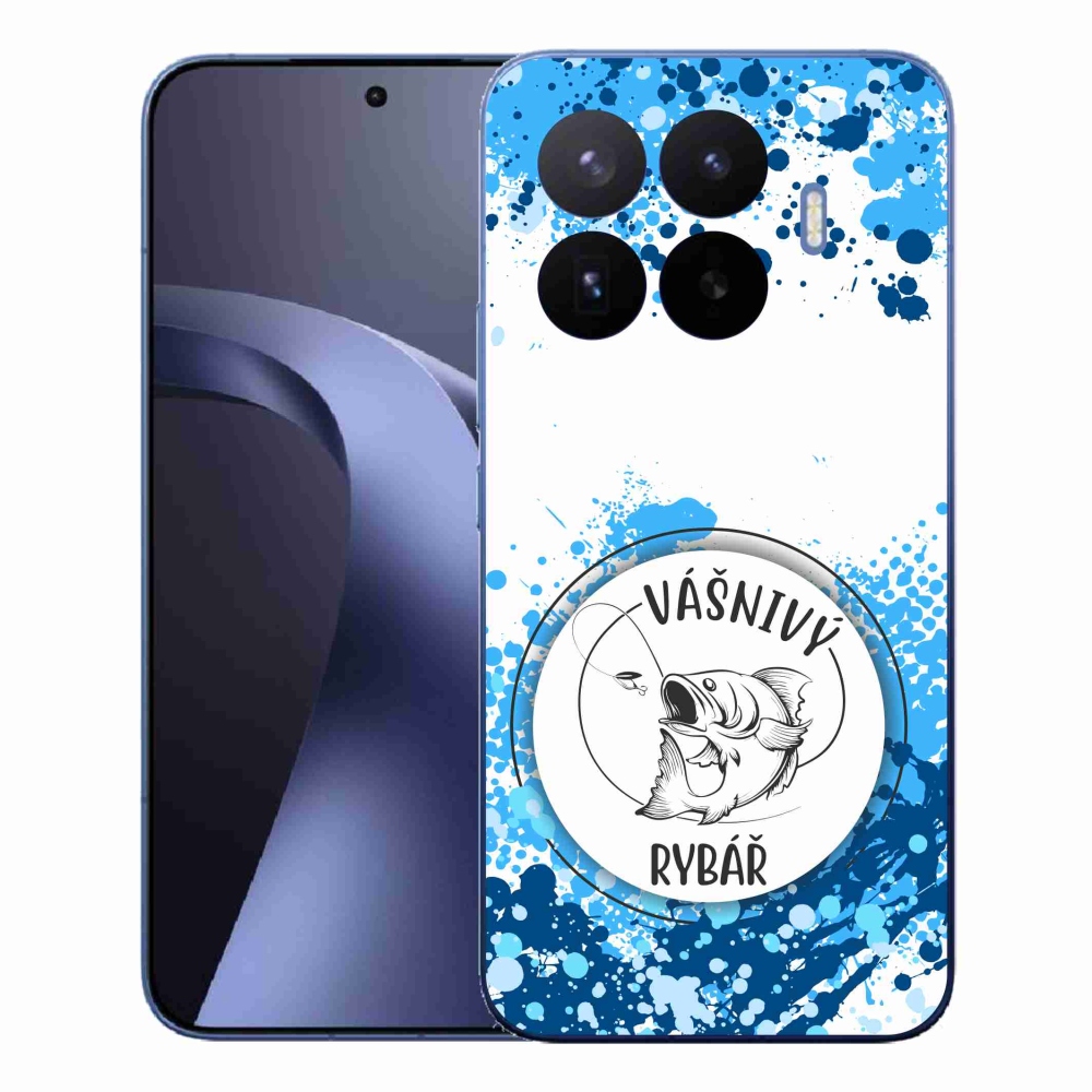 Gélový kryt mmCase na Xiaomi 17T Pro - vášnivý rybár biele pozadie