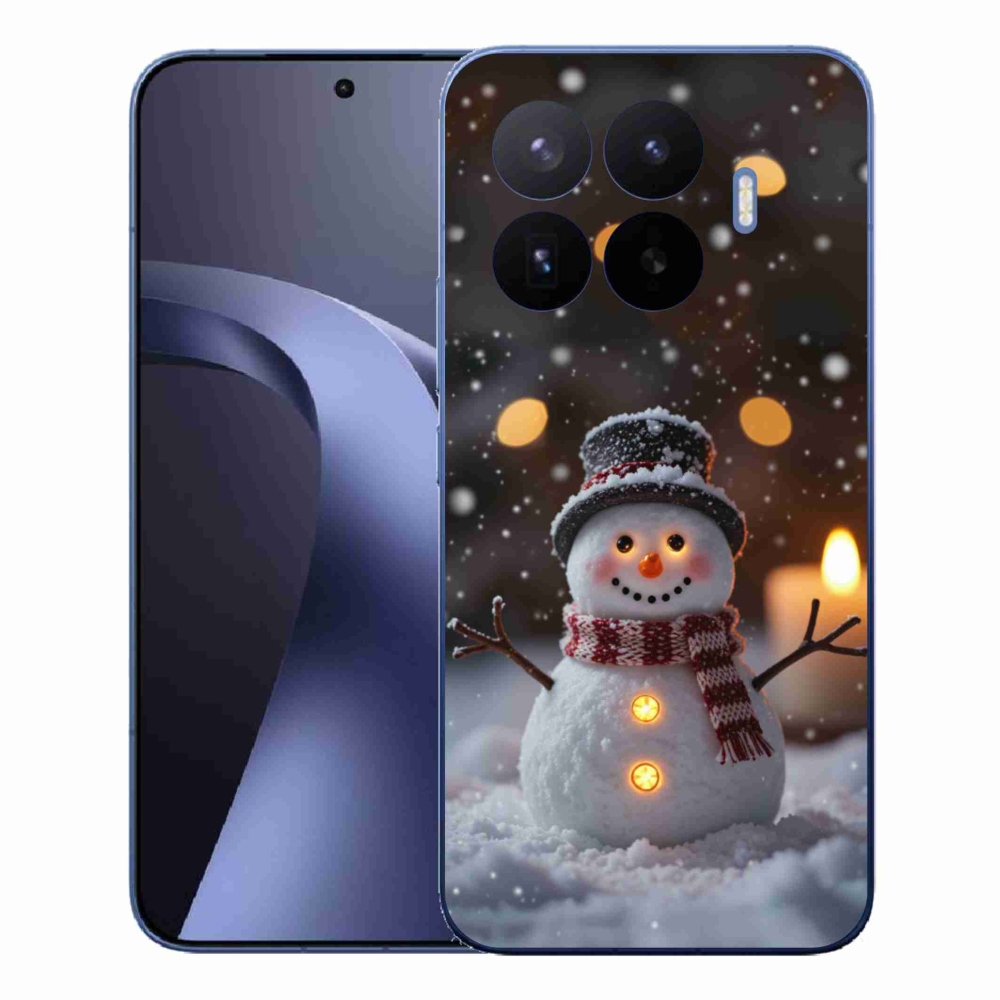 Gélový kryt mmCase na Xiaomi 17T Pro - veselý snehuliak