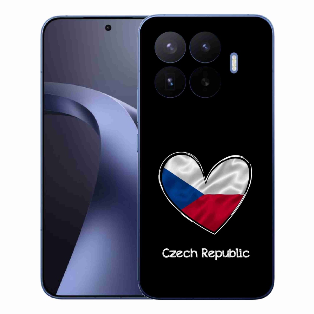 Gélový kryt mmCase na Xiaomi 17T Pro - vlajka srdca čierne pozadie