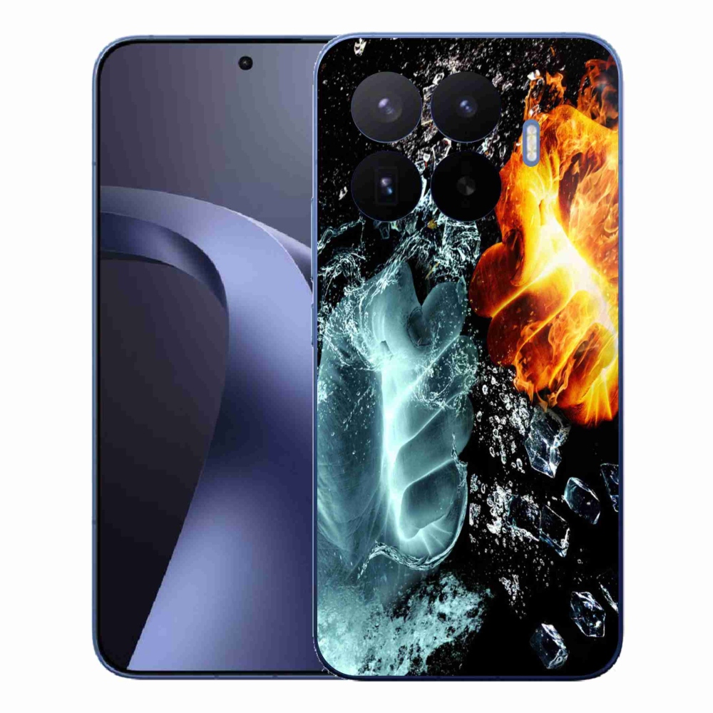 Gélový kryt mmCase na Xiaomi 17T Pro - voda a oheň
