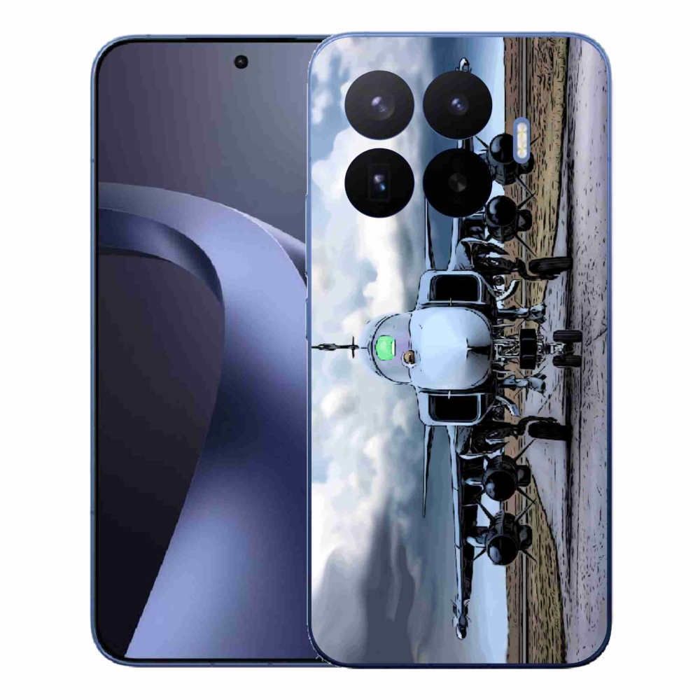 Gélový kryt mmCase na Xiaomi 17T Pro - vojenské lietadlo