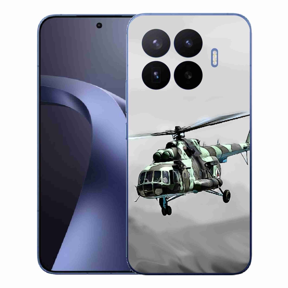 Gélový kryt mmCase na Xiaomi 17T Pro - vojenský vrtuľník
