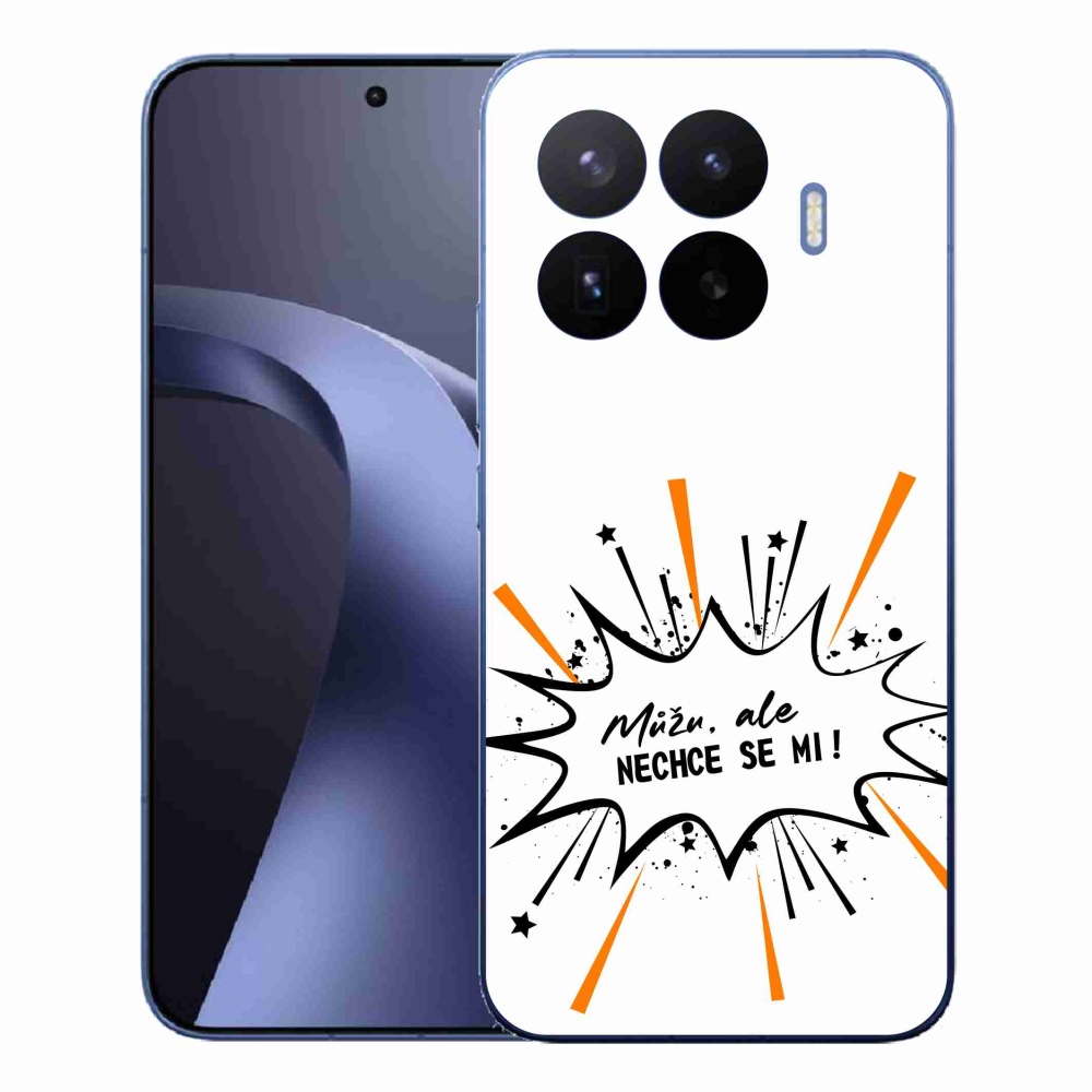 Gélový kryt mmCase na Xiaomi 17T Pro - vtipný text 11 biele pozadie