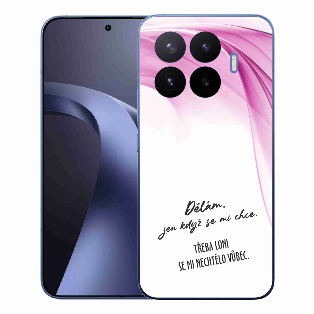 Gélový kryt mmCase na Xiaomi 17T Pro - vtipný text 12 biele pozadie