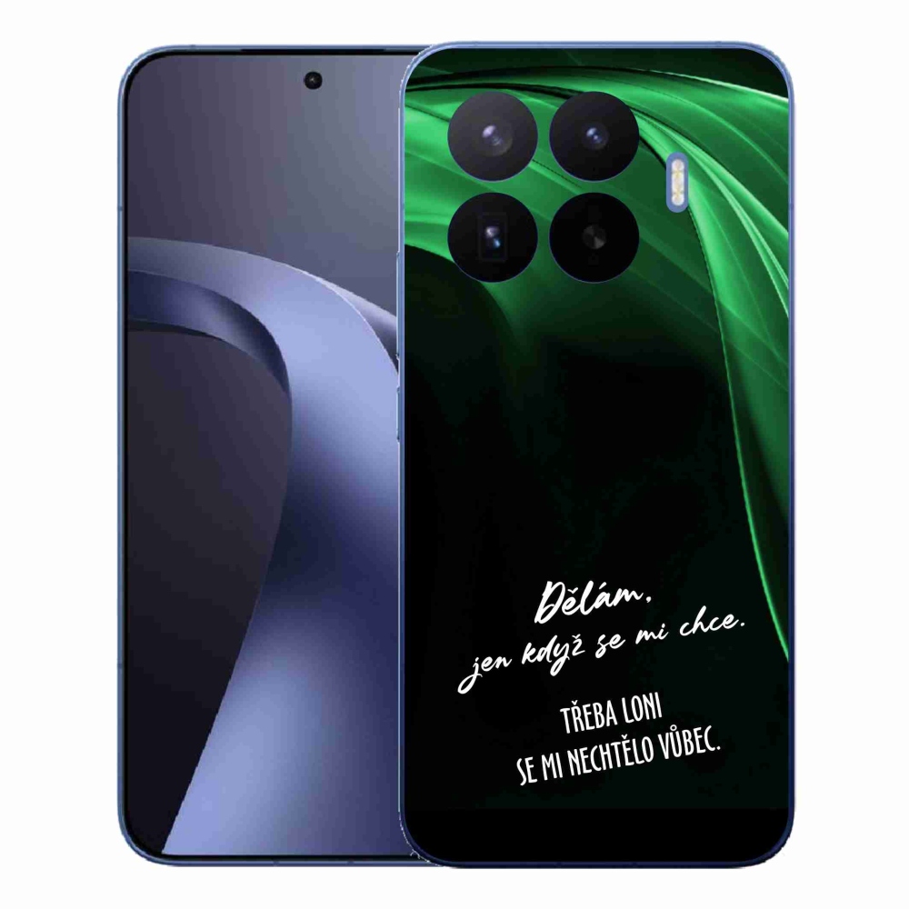 Gélový kryt mmCase na Xiaomi 17T Pro - vtipný text 12 čierne pozadie