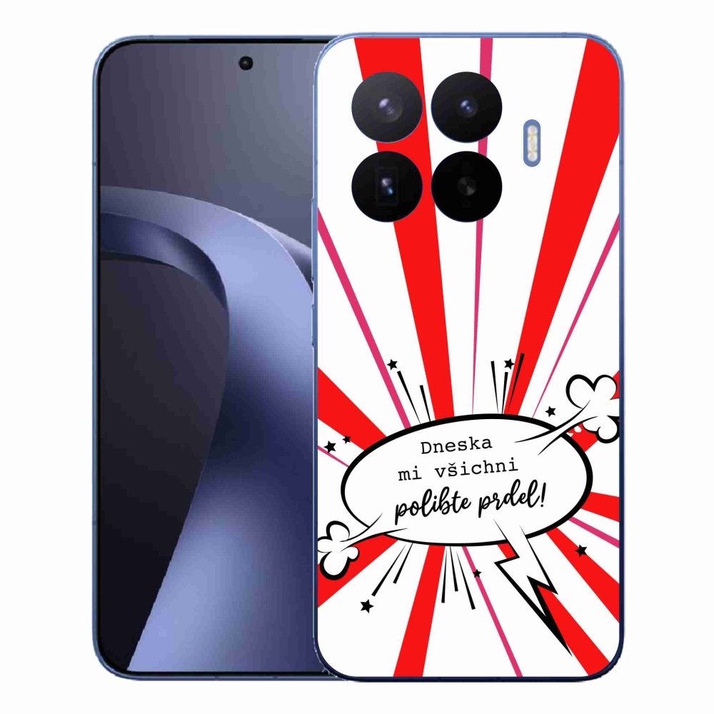 Gélový kryt mmCase na Xiaomi 17T Pro - vtipný text 15 biele pozadie