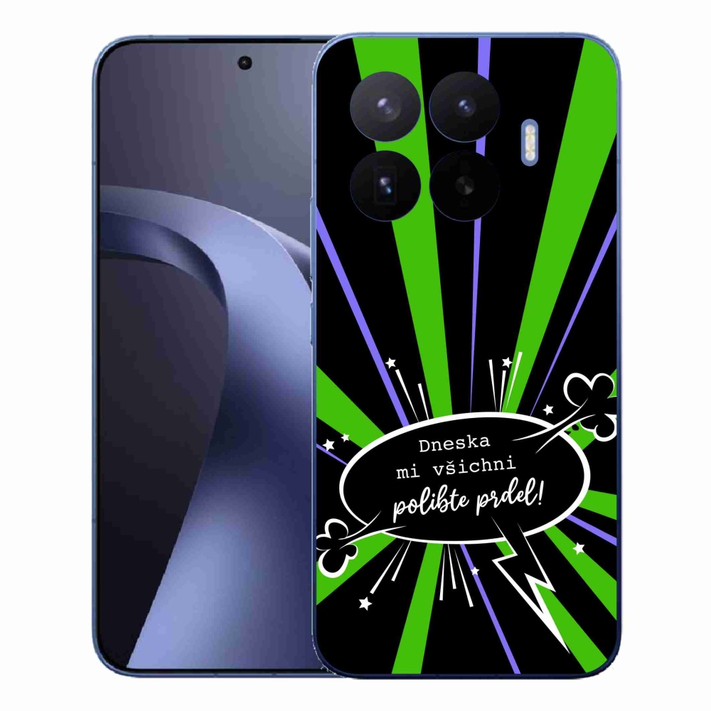 Gélový kryt mmCase na Xiaomi 17T Pro - vtipný text 15 čierne pozadie