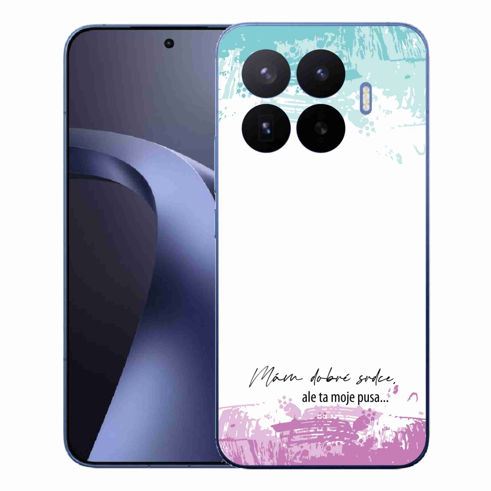 Gélový kryt mmCase na Xiaomi 17T Pro - vtipný text 3 biele pozadie