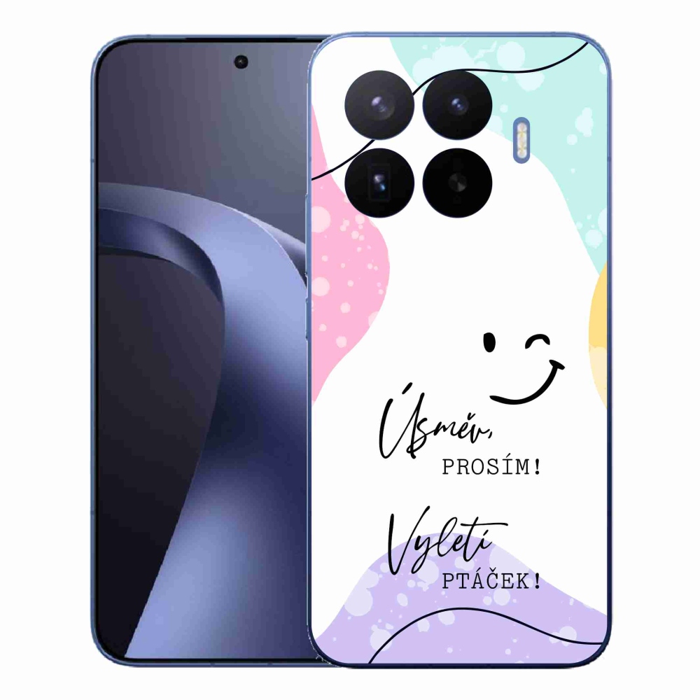 Gélový kryt mmCase na Xiaomi 17T Pro - vtipný text 4 biele pozadie