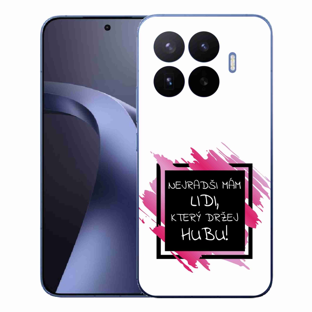 Gélový kryt mmCase na Xiaomi 17T Pro - vtipný text 7 čiernobiele pozadie