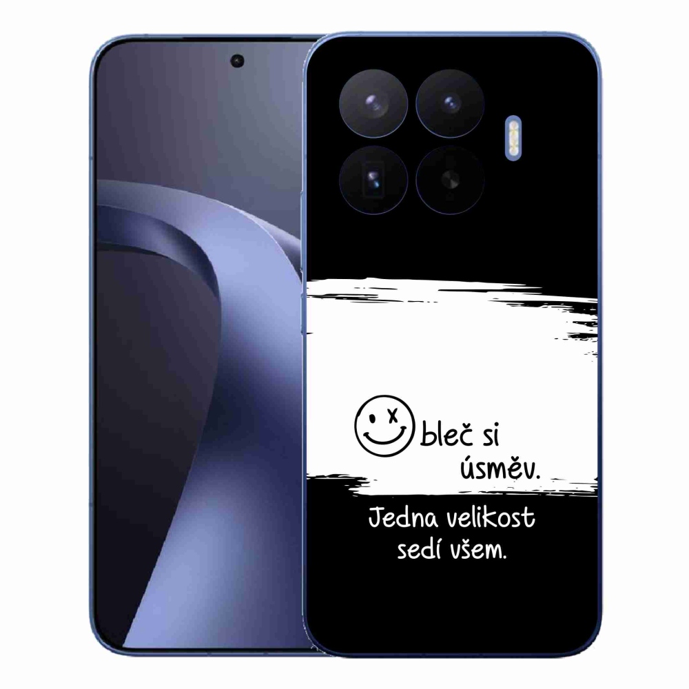 Gélový kryt mmCase na Xiaomi 17T Pro - vtipný text 8 bieločierne pozadie