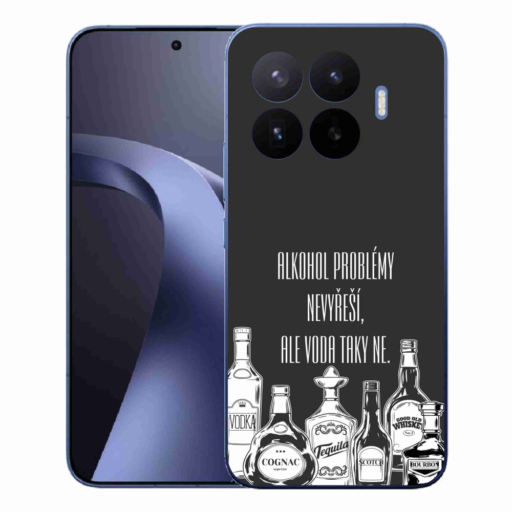 Gélový kryt mmCase na Xiaomi 17T Pro - vtipný text čierne pozadie