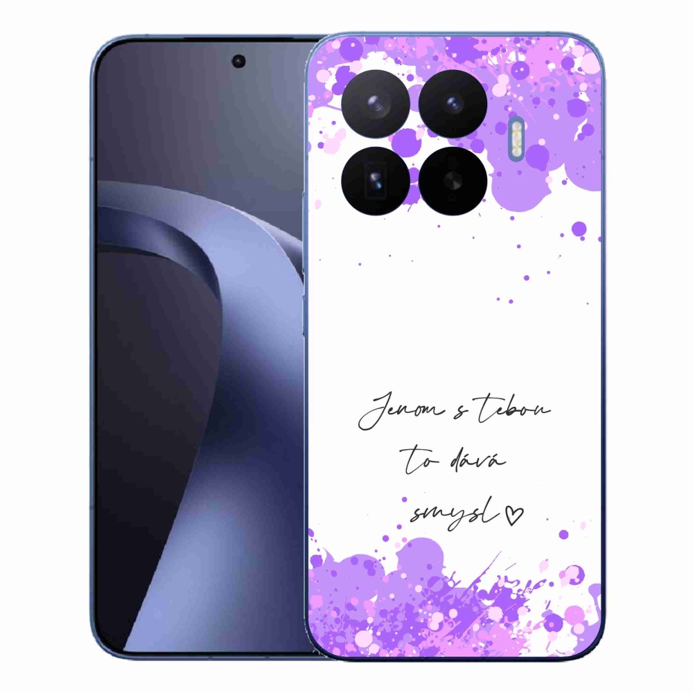 Gélový kryt mmCase na Xiaomi 17T Pro - zamilovaný text biele pozadie