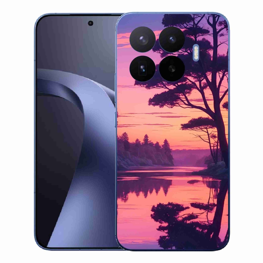 Gélový kryt mmCase na Xiaomi 17T Pro - západ slnka nad jazerom