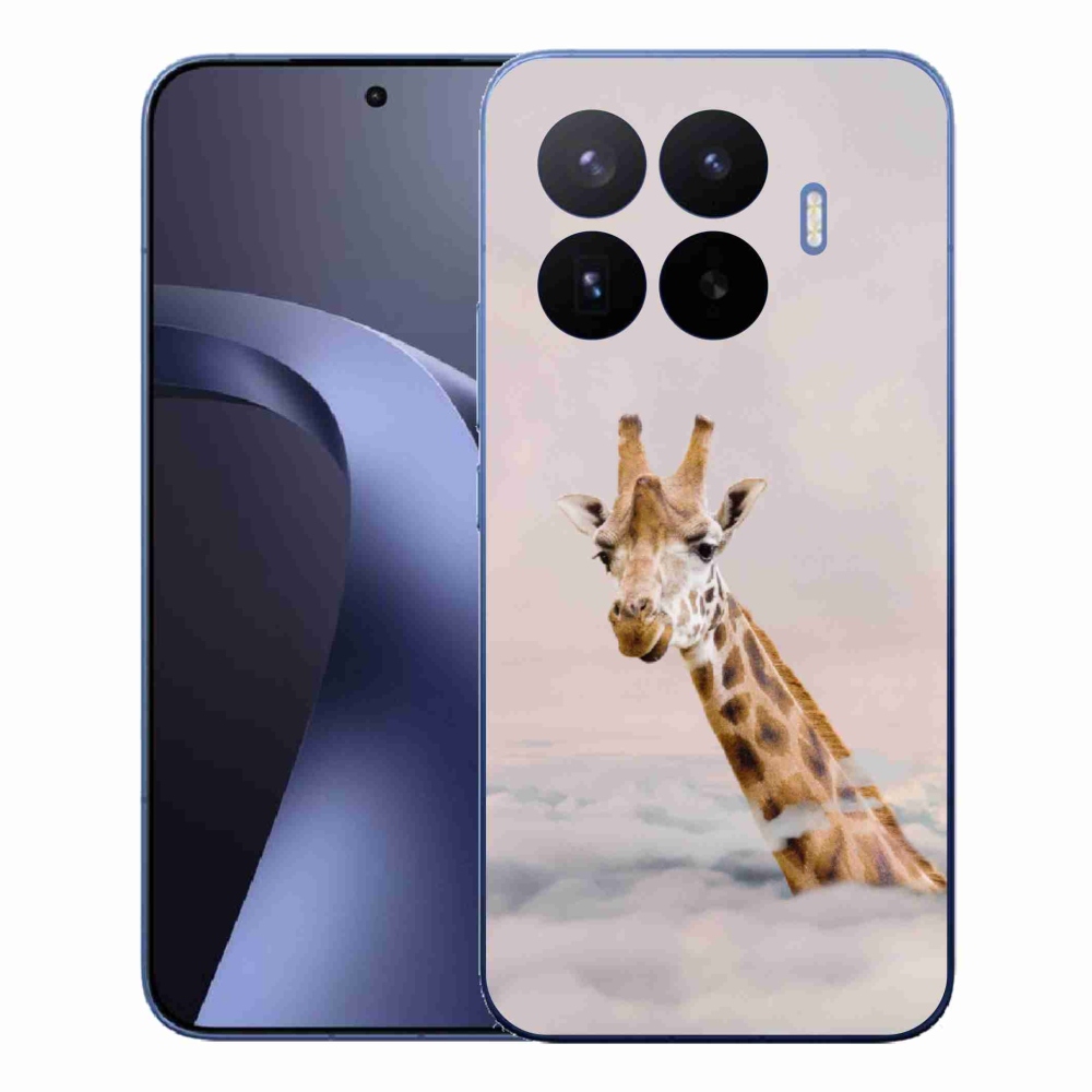 Gélový kryt mmCase na Xiaomi 17T Pro - žirafa v oblakoch