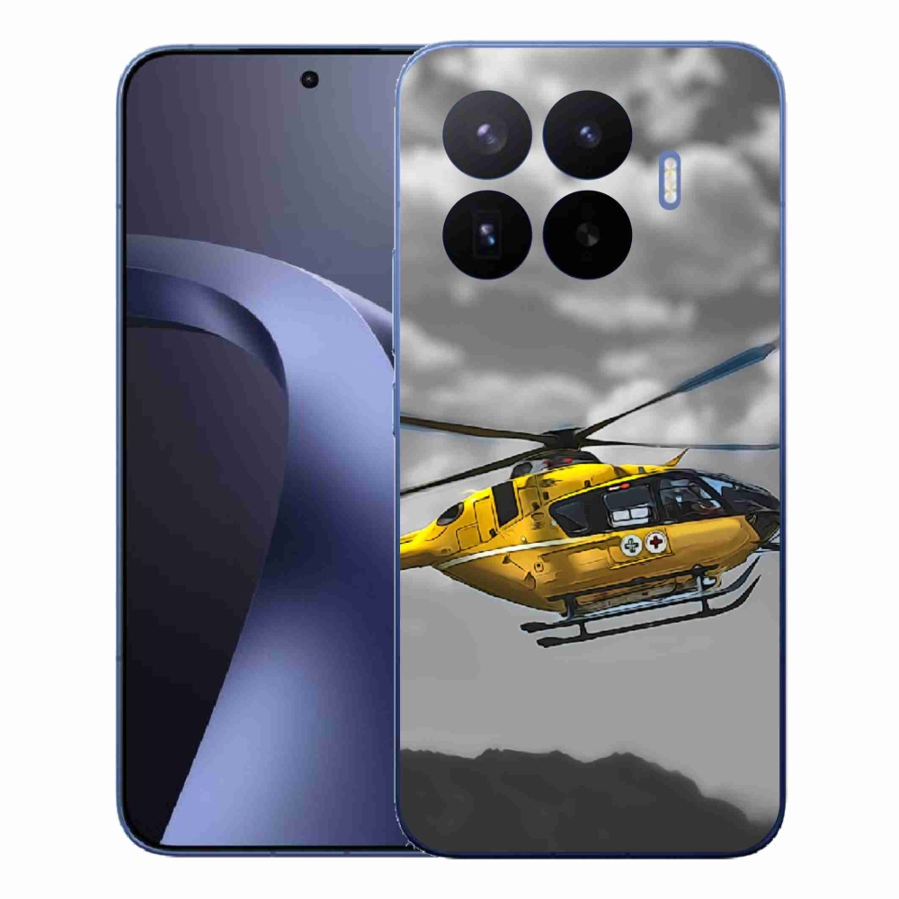 Gélový kryt mmCase na Xiaomi 17T Pro - žltá helikoptéra