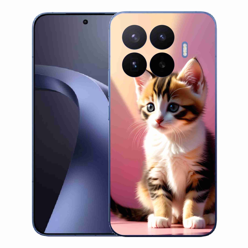 Gélový kryt mmCase na Xiaomi 17T Pro - zvedavé mačiatko 2