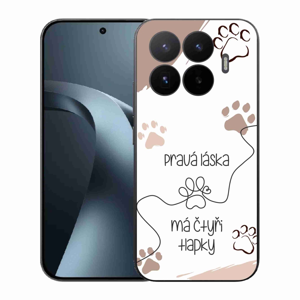 Gélový kryt mmCase na Xiaomi 17T - psí motív 1 biele pozadie