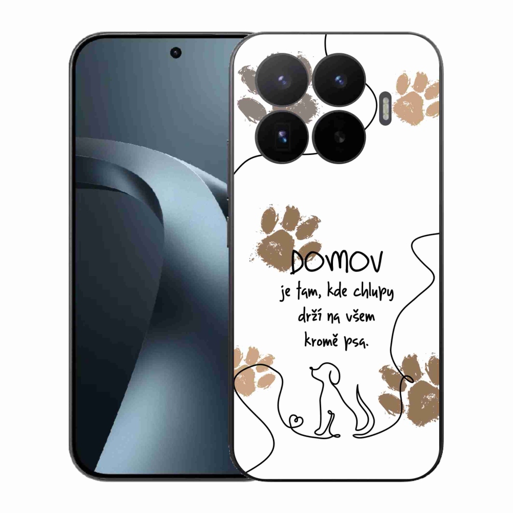 Gélový kryt mmCase na Xiaomi 17T - psí motív biele pozadie