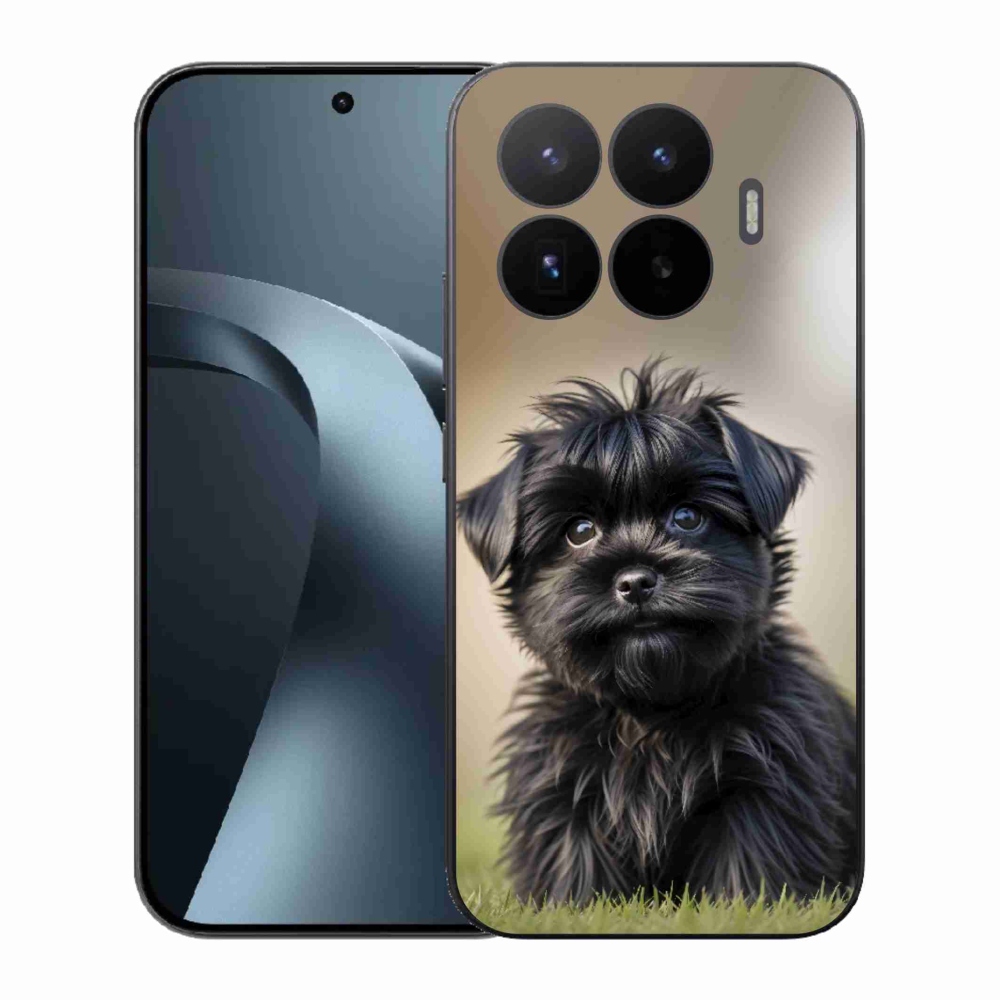 Gélový kryt mmCase na Xiaomi 17T - roztomilý čierny psík