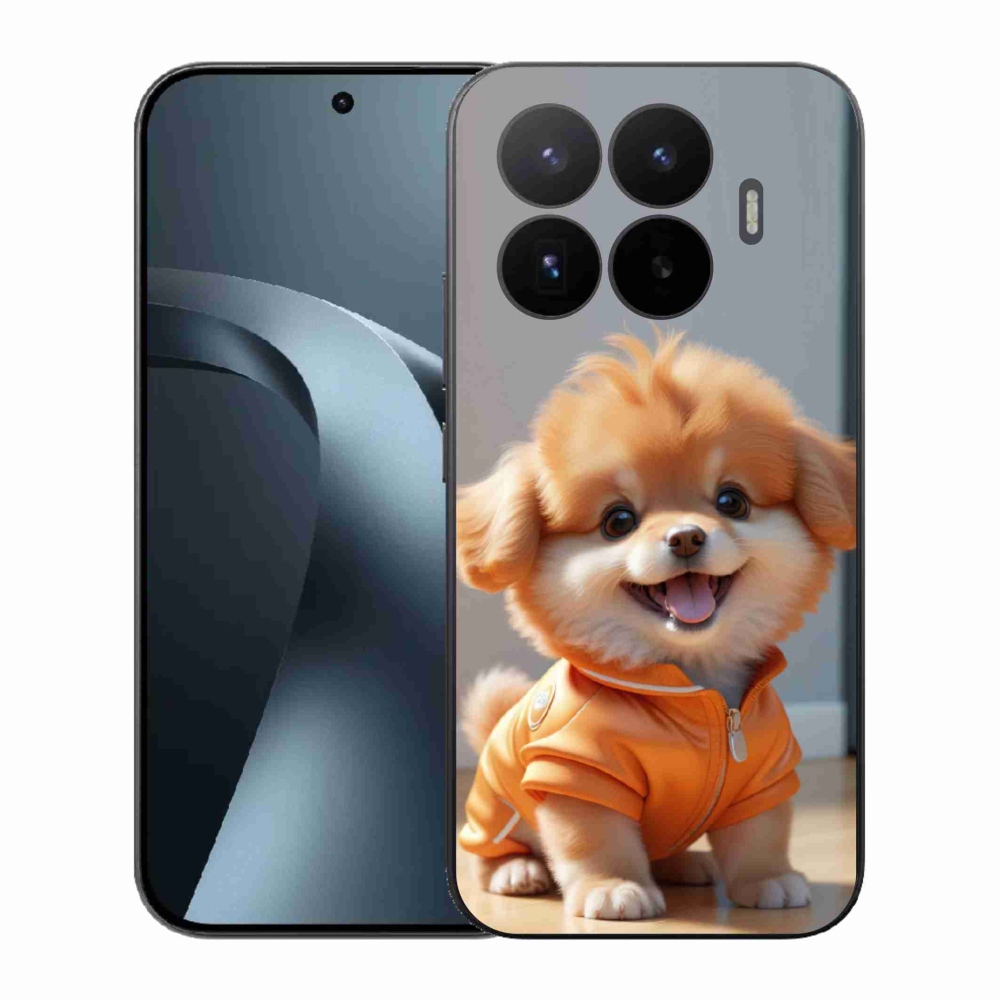 Gélový kryt mmCase na Xiaomi 17T - roztomilý pomeranian v mikine