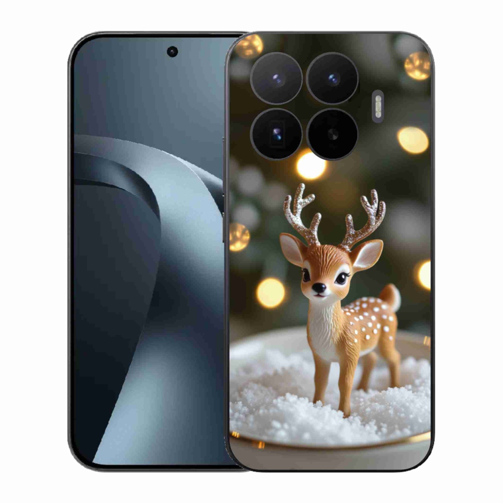 Gélový kryt mmCase na Xiaomi 17T - roztomilý vianočný jeleň