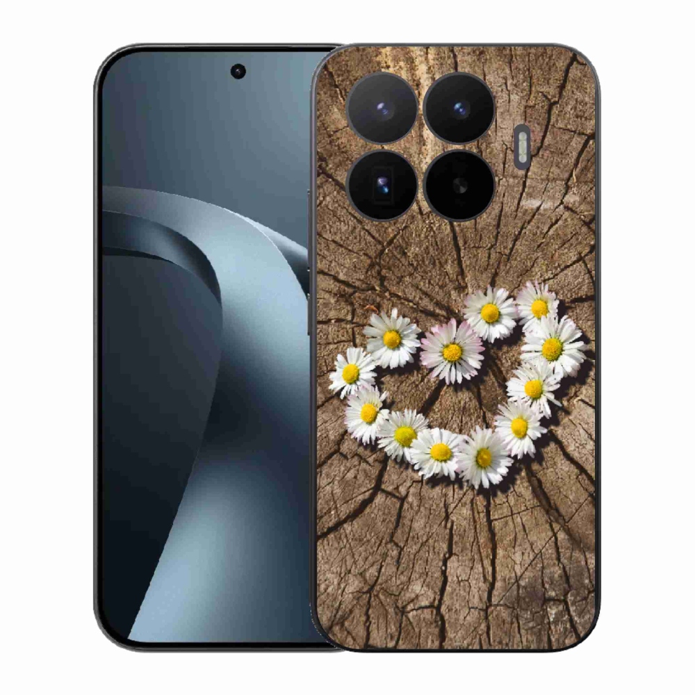 Gélový kryt mmCase na Xiaomi 17T - srdce z margaréty