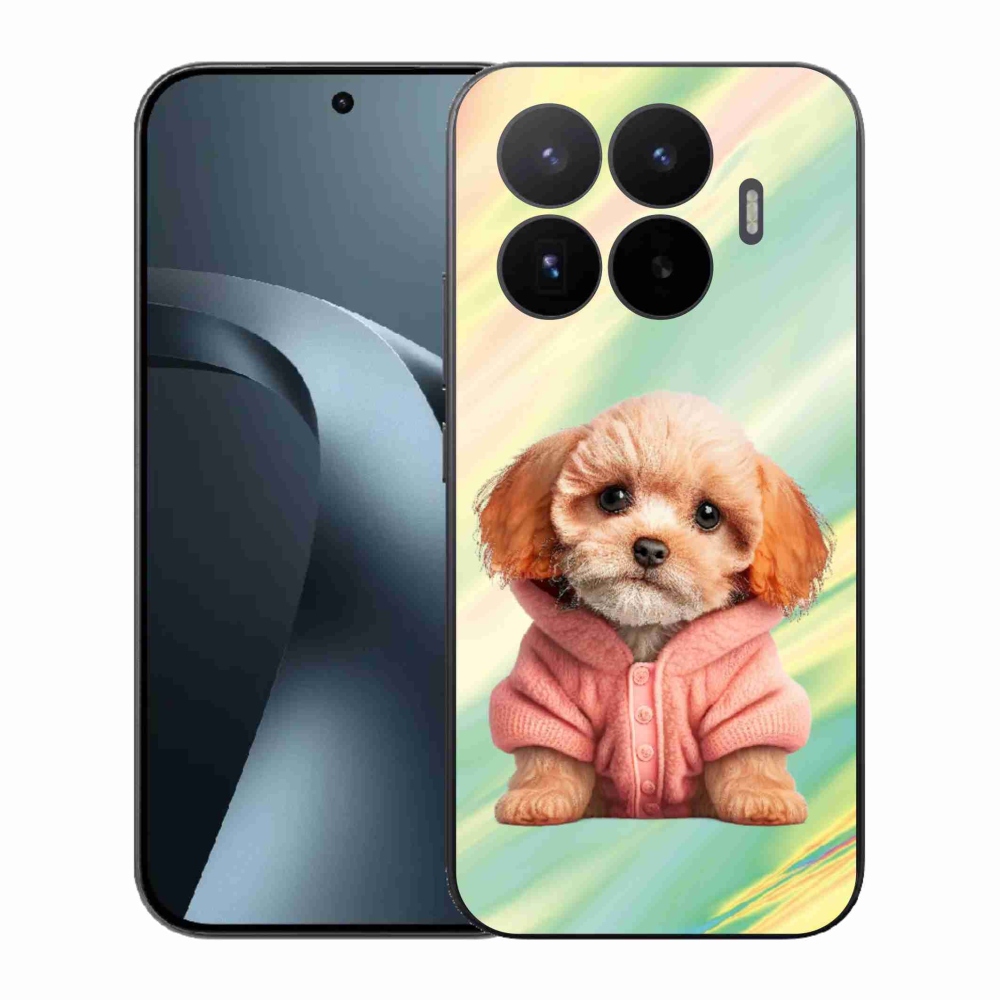 Gélový kryt mmCase na Xiaomi 17T - šteňa vo svetri