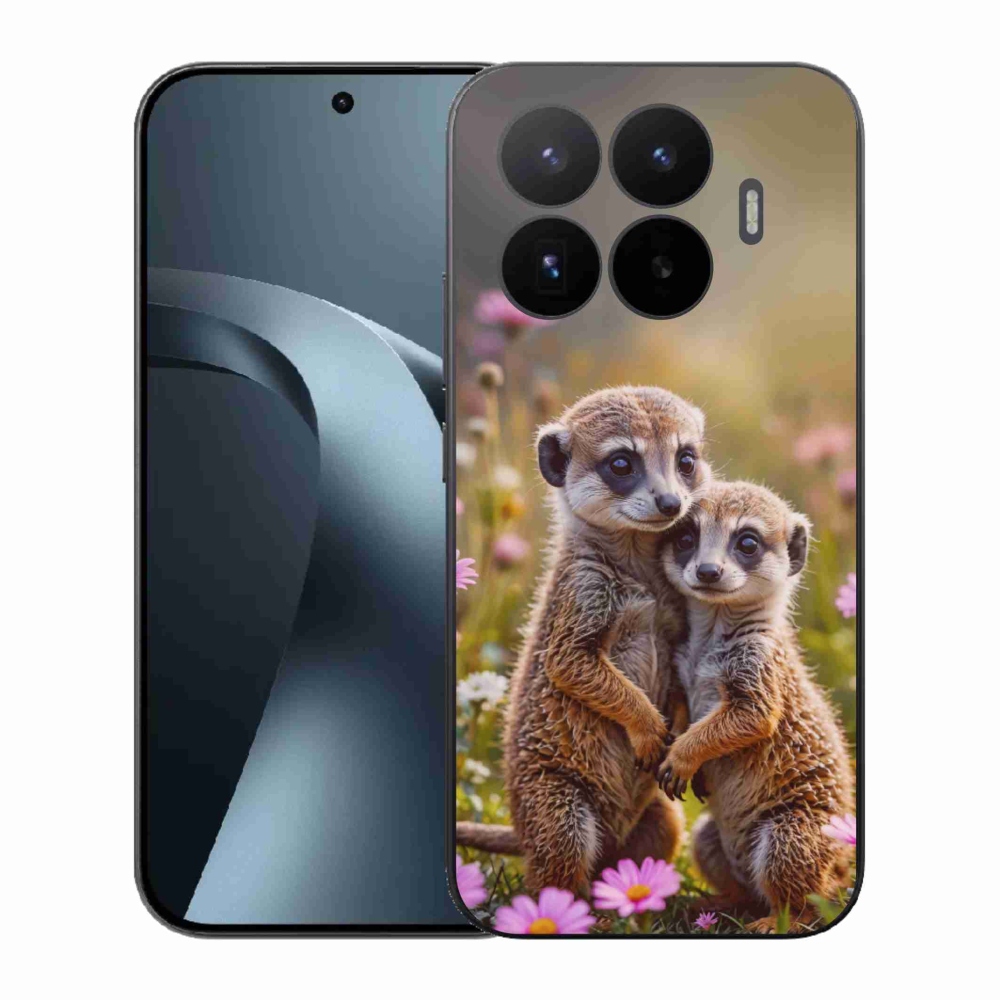 Gélový kryt mmCase na Xiaomi 17T - surikatí duo