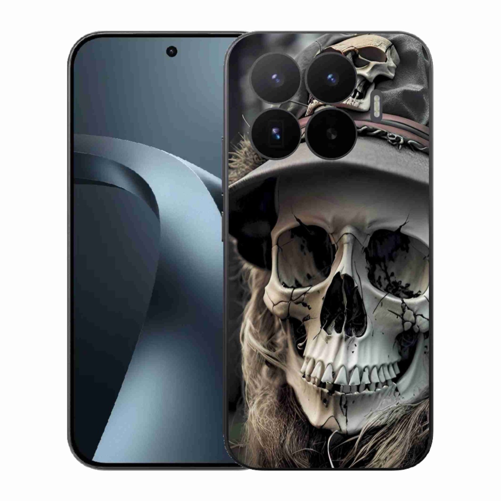 Gélový kryt mmCase na Xiaomi 17T - temná lebka