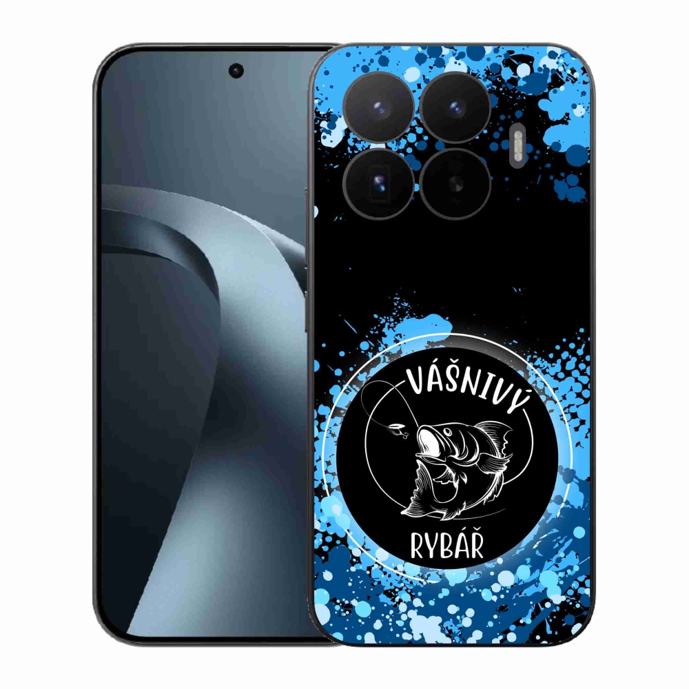 Gélový kryt mmCase na Xiaomi 17T - vášnivý rybár čierne pozadie