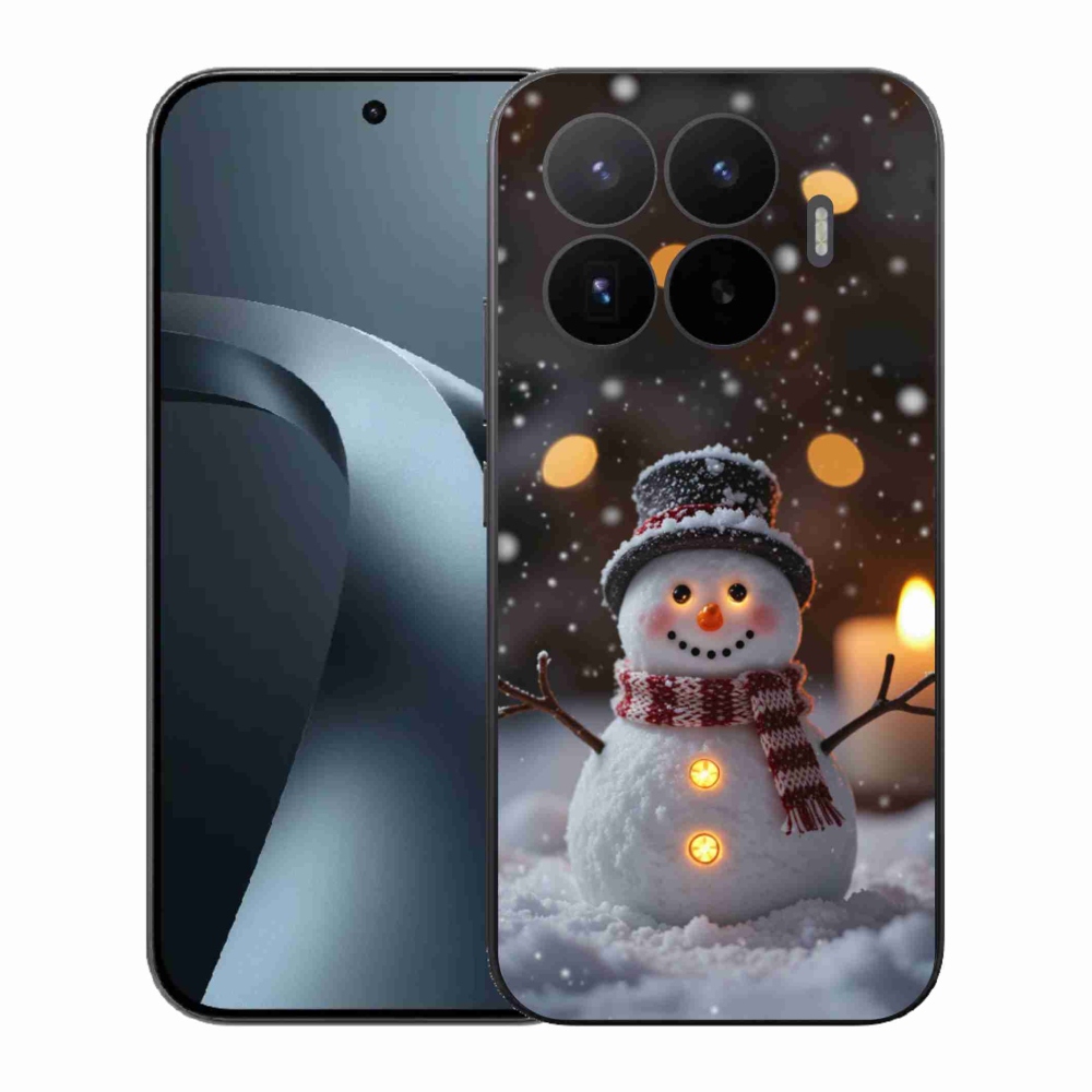 Gélový kryt mmCase na Xiaomi 17T - veselý snehuliak