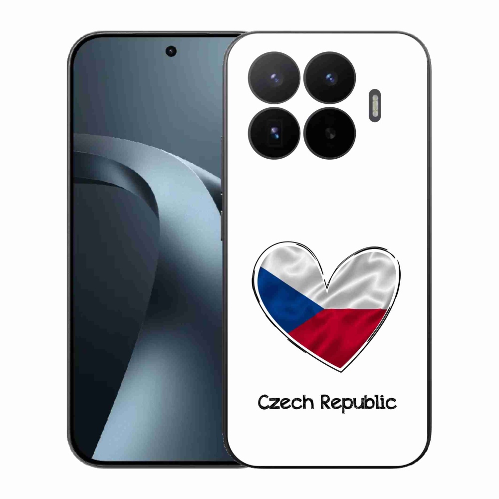 Gélový kryt mmCase na Xiaomi 17T - vlajka srdca biele pozadie