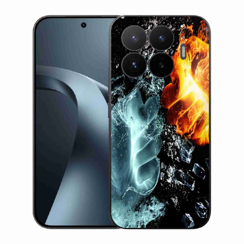 Gélový kryt mmCase na Xiaomi 17T - voda a oheň