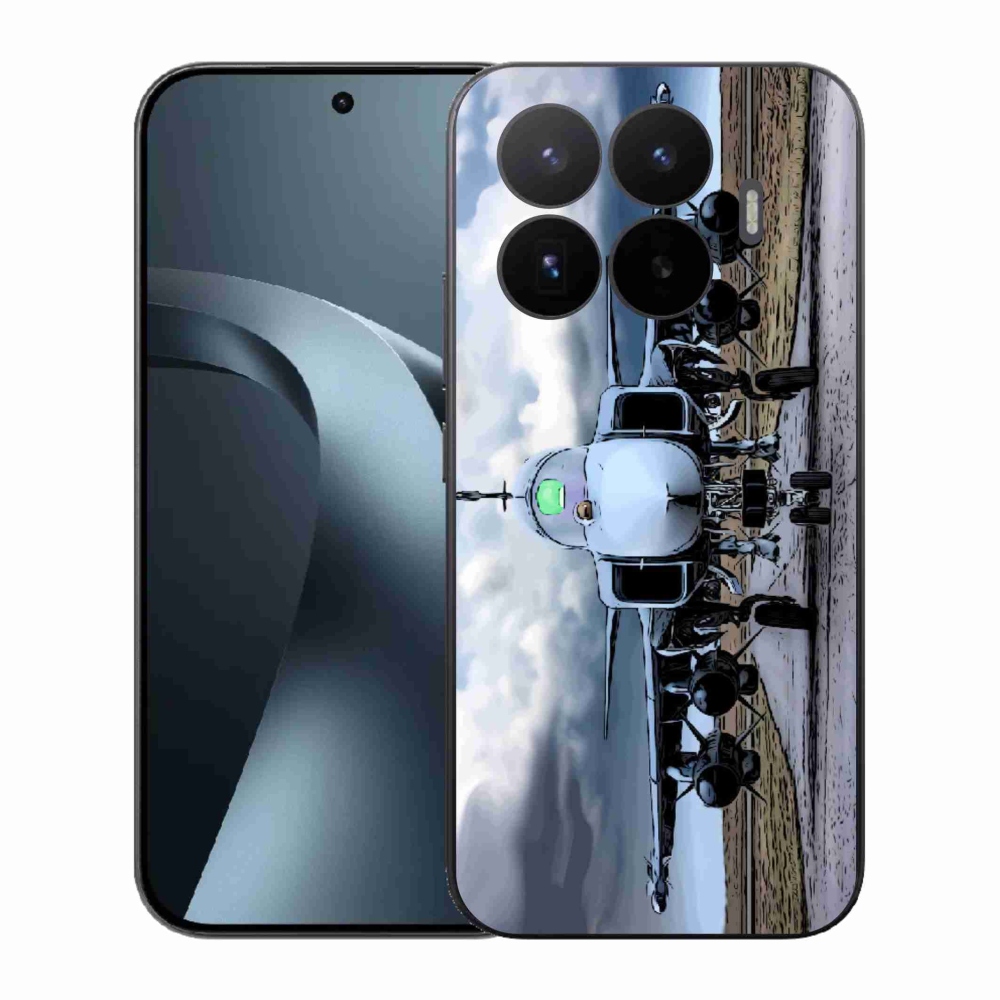 Gélový kryt mmCase na Xiaomi 17T - vojenské lietadlo