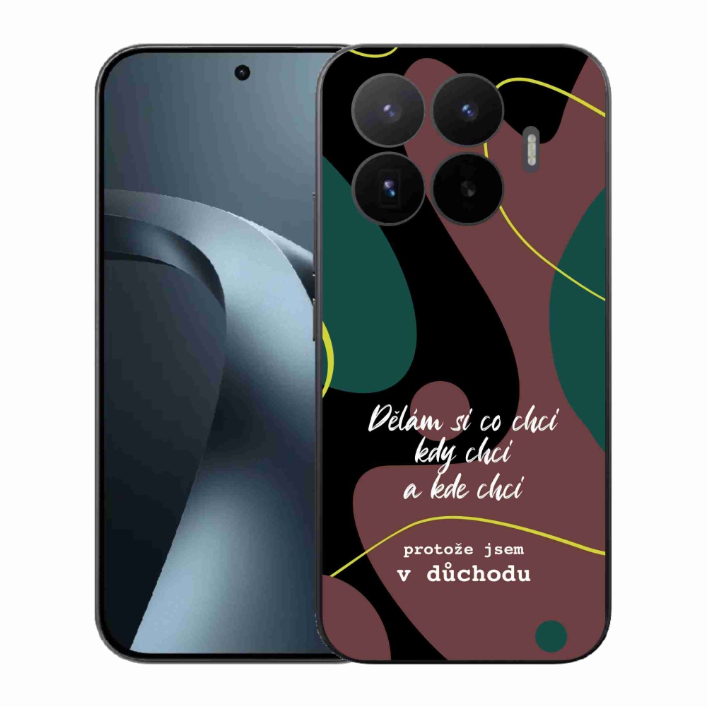 Gélový kryt mmCase na Xiaomi 17T - vtipný text 10 čierne pozadie