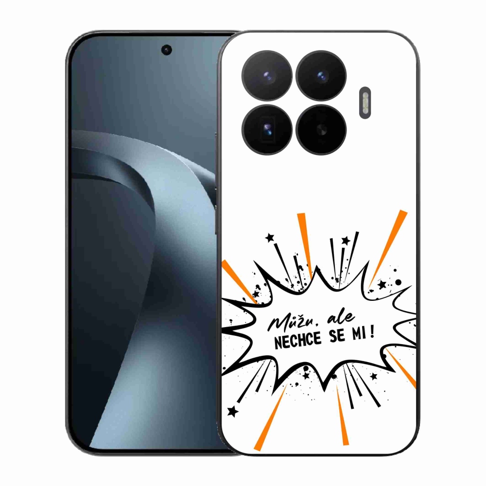 Gélový kryt mmCase na Xiaomi 17T - vtipný text 11 biele pozadie