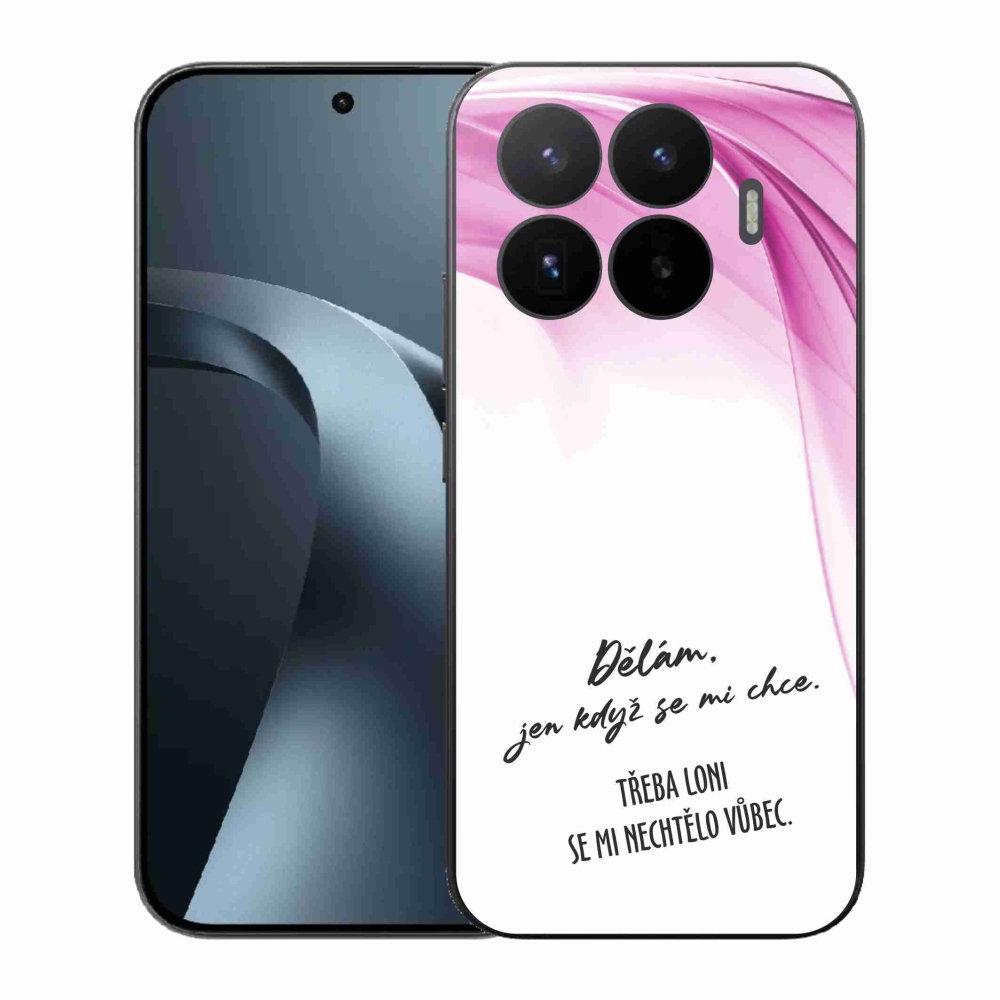 Gélový kryt mmCase na Xiaomi 17T - vtipný text 12 biele pozadie