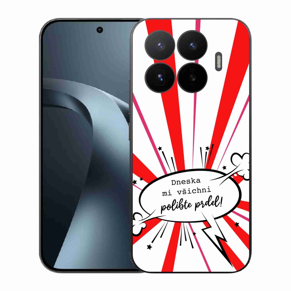 Gélový kryt mmCase na Xiaomi 17T - vtipný text 15 biele pozadie