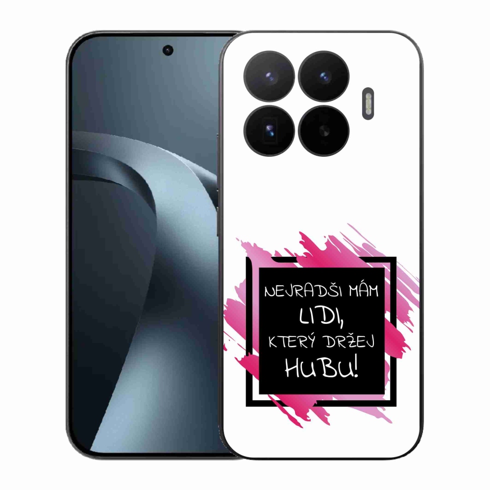 Gélový kryt mmCase na Xiaomi 17T - vtipný text 7 čiernobiele pozadie